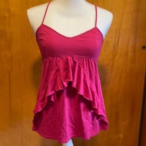 AE ruffle tank